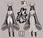 moth character design